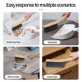 thumbnail image 4 of SNNROO Small Dust Pan and Brush Broom  Dust Pan and Brush Set  Small Dustpan and Brush Set  Handheld Broom and Dustpan Set  Dustpan with Brush  Dustpan and Brush Set Cleaning Tools for Fa, 4 of 6