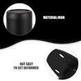 thumbnail image 3 of SOPOTUTU 2Pcs Speaker Metal Stand Black Loudspeaker Base Replacement for Home and Stage, 3 of 7