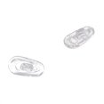 thumbnail image 3 of 100 Pares Almohadillas de Nariz de Gafas de Silicona Oval Empuje, 3 of 7