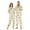 W320, variant on joogoo Retro Mushrooms Vintage Unisex Adults Onesies Pajamas Jumpsuits L