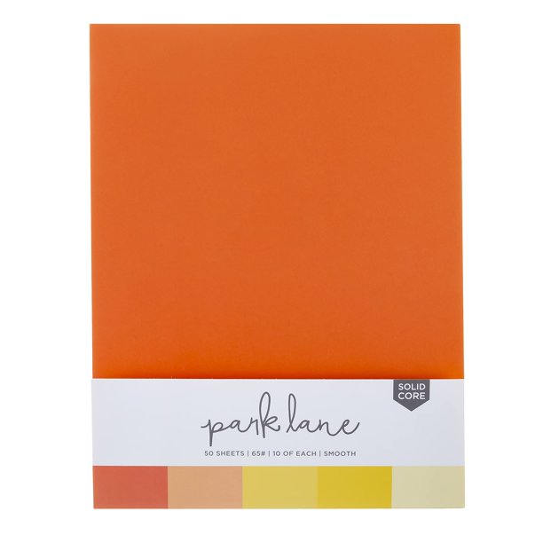 Cardstock 8.5 x 11 Paper Pack Assorted Colored Scrapbook Paper 65lb