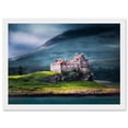 thumbnail image 1 of Duart Castle Scotland Isle Mull A4 Artwork Framed Wall Art Print, 1 of 4