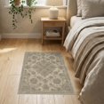 thumbnail image 3 of ODIKA 2'x3' Washable Doormat Large Southwestern Beige Featuring Faded Botanical Dining Table for Entryway, Kitchen, Laundry Room, Non-Slip, Low Pile, 3 of 7