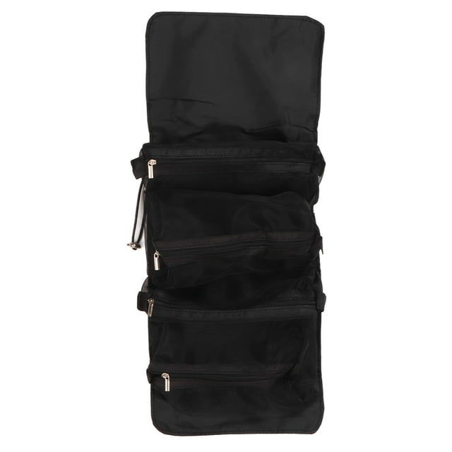 Bolsa Cosmética Desmontable 4 EN 1, Bolsa Organización de Maquillaje Inscritable, Bolsa de Aseo, Bolsas de Viaje Plegables para Cosmética con Gancho y Bucle para Gimnasio,