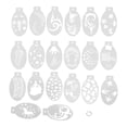 thumbnail image 2 of Face Painting Template, 20pcs Face Body Painting Template With Round Buckle For Holiday, 2 of 8