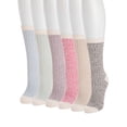 thumbnail image 4 of MUK LUKS Women's Fluffy Dream Crew Boot Socks, 6-Pack, OSFM, 4 of 6