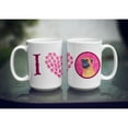 thumbnail image 3 of Pink Mastiff Coffee Mug 15 oz, 3 of 5