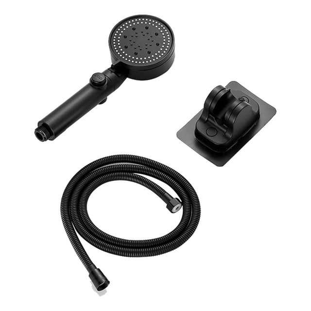 IMENGL Clearance! Delayuji Shower Head Multi Functional High Pressure Shower Head with 5 Modes High Pressure Handheld Shower Head with On/Off Water Saving Easy To Install One Size Black