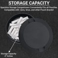 thumbnail image 3 of Contenedor Zyn Tharos Distribution de metal negro mate, 3 of 7