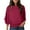 Hot Pink, variant on BLVB Women Blouses Dressy Casual 3/4 Length Sleeve Womens Tops Boat Neck Business Work Tunic Shirts