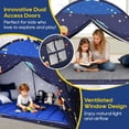 thumbnail image 4 of Tienda de Campaña para Cama Individual Redants con Oscurecimiento para Privacidad en Azul, 4 of 8
