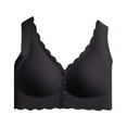 thumbnail image 4 of MEICHEN Jelly Push Up Bras for Women Trendy Solid Front Closure Full Coverage Tshirts Bras Seamless Underwear, 4 of 4