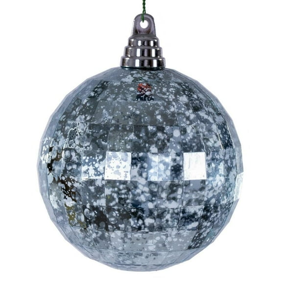 Adorno Vickerman Espejo Mercurio Azul Bebé 4,75 cm - 4 Piezas