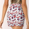 2024 Addicted To London Union Jack Icons Pattern Women's skirt With
