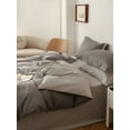 thumbnail image 2 of ERDOUY Bed Sheets Set, Bedding Sheets Pillowcases Kit, Twin Bed Set, Hotel Bedding, Home Decor(Gray Light Gray), 2 of 4