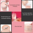 thumbnail image 5 of Snmubt Portable Blenders 350Ml Size Eletric Usb Juicer Cup Fruit Baby Food Mixing Machine With Updated 2 Blades (Pink), 5 of 6