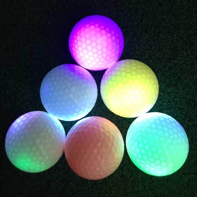 fastboy Glow In Dark Colorful LED Light Up Golf Ball Official Size Tournament Ball
