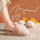 thumbnail image 3 of Bonitas pantuflas de felpa con forma de garra de gato de dibujos animados, pantuflas de fondo suave para interiores, pantuflas de algodón para hombres y mujeres, 3 of 5