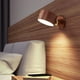 thumbnail image 3 of Aplique de Pared LED Recargable, LáMpara de Noche Montada en la Pared con Puerto USB, Bola MagnéTica Giratoria 360, Luz InaláMbrica, Madera de Sapeli, 3 of 5