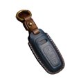 thumbnail image 1 of Wisewang Car Fits Retro Style Key Cover Case Leather Case Keyring Keychain For Cowhide Key Cover Holder Protector Stylish blue, 1 of 6