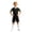 Black, variant on LPKRT Boys 2 Piece Matching Clothing Set Short Sleeve And Shorts Two Piece Sports Training Breathable Lightweight Outfits Sets Black 3XL