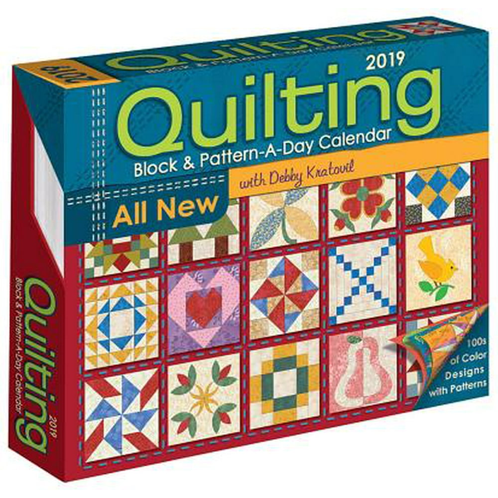 Quilting Block & PatternaDay 2019 Calendar