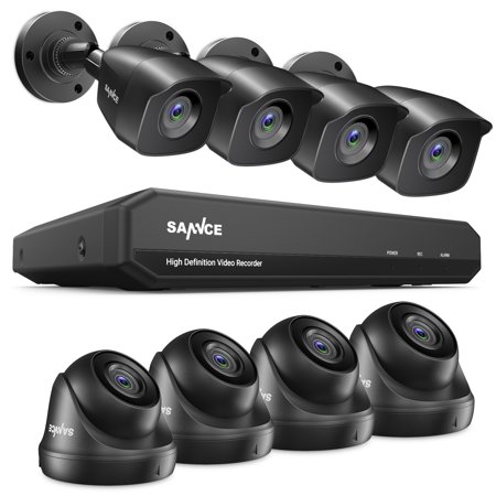 UPC: 0615116538899 | SANNCE 8 Channels CCTV Security System 8PCS HD 1080P DVR 8PCS 1920*1080P IR Outdoor Cameras 1.0MP Video Surveillance Kit Without HDD