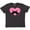 Vintage Black, variant on Inktastic Kawaii Mustache Heart Youth T-Shirt