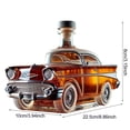 thumbnail image 6 of Dserhfy Car Whiskey Decanter Vintage Car Glass Decanter Home Bar Decoration Wine Bottle Gift for Grandfather Dad Husband Whiskey Lovers, 6 of 8