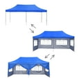 thumbnail image 3 of Zenova  Heavy-duty 10' x 20' Pop up Canopy Gazebo Tent BLUE, 3 of 5