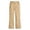 Khaki, variant on Uniform Pants for Girls Elastic Waist Flare Leg Girls Grey Uniform Pants Back to School Clothes Size 5-16 Years