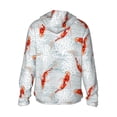 thumbnail image 3 of Kdxio Koi Fish Corals,Spring Summer Print Women Men Sun Protection UPF 50+ Jackets Zip Up Long Sleeve Hoodie Hiking Lightweight with Pockets, 3 of 8