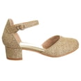 thumbnail image 2 of Badgley Mischka Girls Dress Heel Sandals. (Little Kids/ Big Kids)., 2 of 7