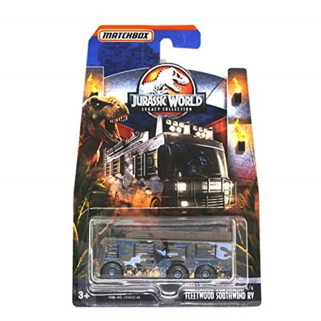 matchbox diecast jurassic world legacy collection fleetwood southwind rv from jurassic park the lost