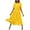 Yellow, variant on WIZUTIZ Casual Summer Dresses for Women Leisure Plus Size with Liner Swing Smocked A Line Dress Solid Sun Dress Short Sleeve Crew Neck Peplum Dress for Lady Midi Dress Wrinkle-Free Dress Green
