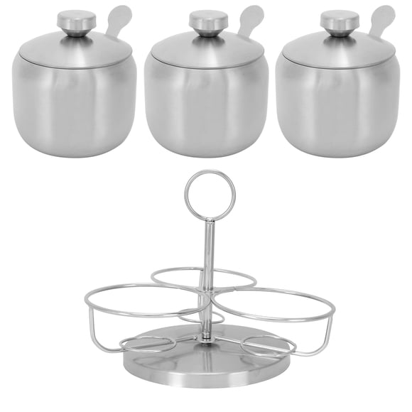Spice Bottle, Kitchen Supplies Rotating Dust-proof Condiment Pot, for Canteen Restaurant
