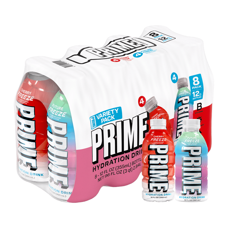 Prime Hydration Duo Pack, Cherry Freeze & Future Freeze, 12 fl oz photo 1
