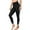 Black, variant on Attraco Swim Pants for Women High Waisted Swim Capris Swimming Leggings