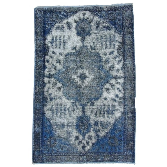 Wahi Rugs Hand Knotted Vintage Overdye 3' x 5' - W113