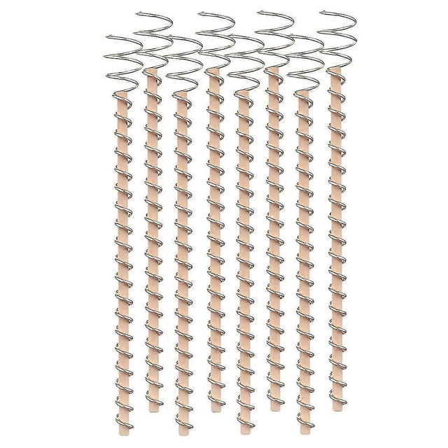 8-pack Electroculture Copper Gardening Antenna - Pure Copper Wire, Stakes For Growing Plants (17 In-In Stock