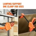 thumbnail image 3 of KFFKFF Bar Clamps for Woodworking, Dual Pack 12" Single-Handed Clamp/Spreader, Swift-Shift F Clamp with 300 lbs Weight Capacity, Durable Plastic and Carbon Steel, Wood Clamps for Woodworking., 3 of 9