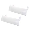 thumbnail image 1 of Unique Bargains Plastic Retractable Air Conditioner Deflector Telescopic Windshield Baffle White 2 Pack, 1 of 5