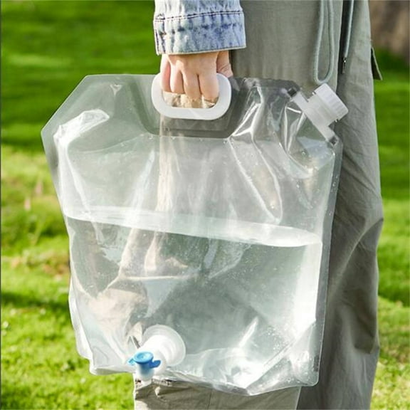 5l Large Capacity Water Bag Collapsible Water Tank, Portable Folding with Leak-proof Cap & Wide Mouth, Lightweight & Space-saving for Camping Hiking Travel Outdoor Adventures,Vsgery