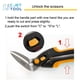 thumbnail image 2 of Cortador de alfombras Scissors C.JET TOOL 10, resistente, acero inoxidable, 2 of 9