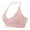 C206/Pink, variant on XIYON Womens Bras Women's Halterneck Sports Bra Backless Deep V Neck Sports Bustier Padded Gym Push Up Bra Backless Adjustable Straps Comfy Bra