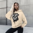 thumbnail image 4 of COEQINE Pullover Sweatshirts Oversized Tops Women's Hoodies Long Sleeves Loose Lightweight Cool Bulldog Cozy Casual Wear Y2K Fashion Women Soft Printing Fall Winter Outfits Clothes, XL, 4 of 7