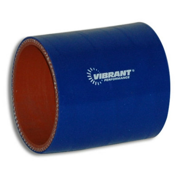 Vibrant Performance 2714B VIB2714B 4 PLY SILICONE SLEEVE, 3IN I.D. X 3IN LONG - BLUE