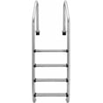 thumbnail image 1 of YUSAZENS 304 Stainless Steel Pool Ladder, Heavy Duty Inground Pool Step Ladder for Pool Spa Stair Access 4 Steps, 1 of 5