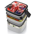 thumbnail image 4 of Harry Kane Fiambrera de Doble Capa, Contenedor de Almuerzo Portátil Apilable, Almacenamiento de Alimentos Hermético a Prueba de Fugas, 1000ml, 4 of 6
