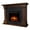 Chestnut Oak, variant on Real Flame Callaway 63" Wood Grand Electric Fireplace in Chestnut Oak